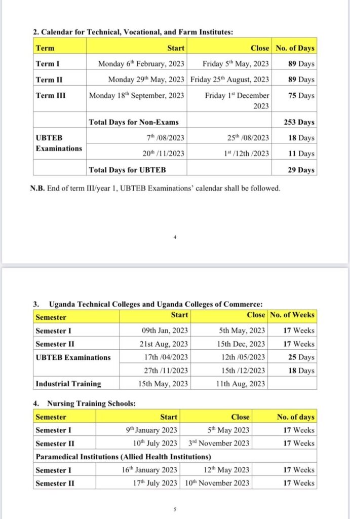 Education Ministry Confirms New School Calendar For 2023 See Reporting