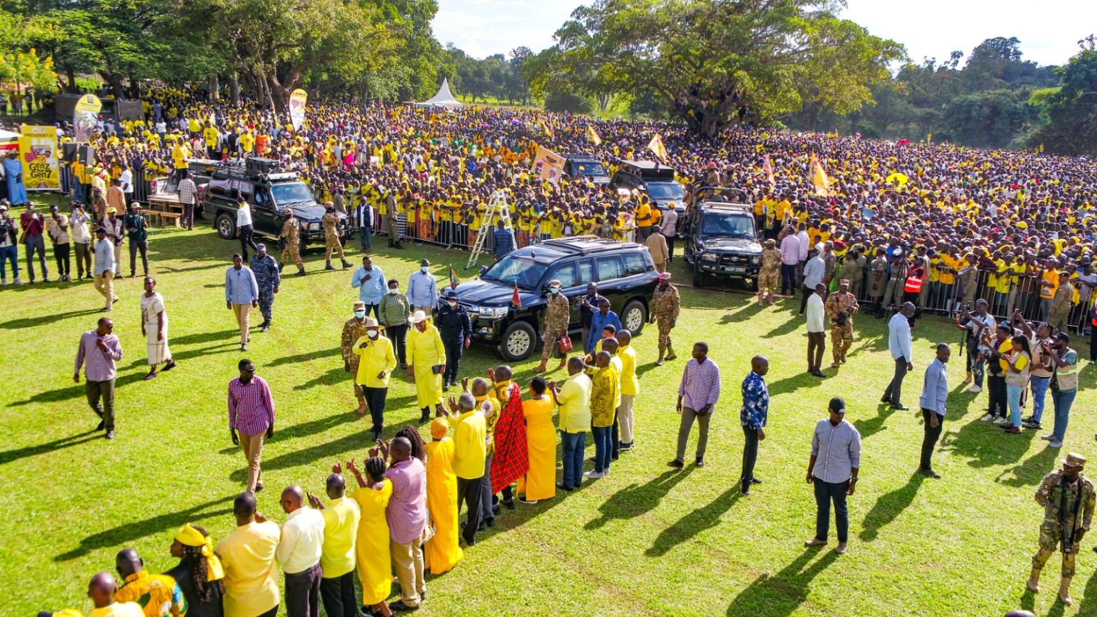 Mammoth Crowds Grace Museveni Rally In Gulu As Preaches Peace, Wealth ...
